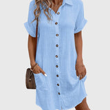 Caroline | Comfortabele Jurk – Wit