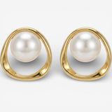 Vintage parel oorbellen