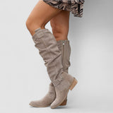 Wanda | Orthopedische Westernlaarzen – Beige