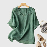 Wanda | Elegante Blouse – Groen