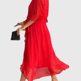 Lena | Elegante Jurk – Groen