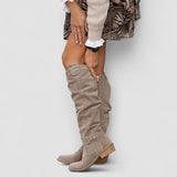Wanda | Orthopedische Westernlaarzen – Beige