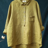 Klaske | Elegante zomerblouse – Geel
