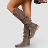 Zara | Orthopedische Westernlaarzen – Beige