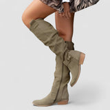 Zara | Orthopedische Westernlaarzen – Beige