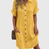 Caroline | Comfortabele Jurk – Wit