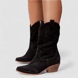 Zara | Orthopedische Westernlaarzen – Wit