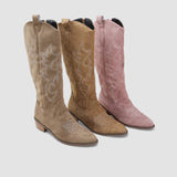 Wanda | Orthopedische Westernlaarzen – Beige 2