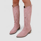 Wanda | Orthopedische Westernlaarzen – Beige 2