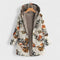 Bernadette | Parka met bloemenprint en fleecevoering