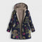 Bernadette | Parka met bloemenprint en fleecevoering