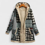 Bernadette | Parka met bloemenprint en fleecevoering