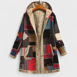 Bernadette | Parka met bloemenprint en fleecevoering