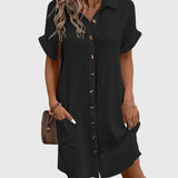 Caroline | Comfortabele Jurk – Wit