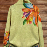 Esther | Vest met rits en tropische leliebloemen