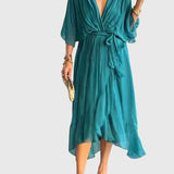 Lena | Elegante Jurk – Groen