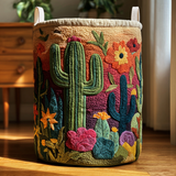 Gewatteerde wasmand – Bloeiende cactussen