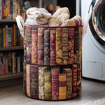 Gewatteerde wasmand – Boekenruggen