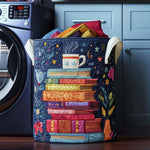Gewatteerde wasmand – Boekenstapel onder de sterren