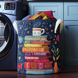 Gewatteerde wasmand – Boekenstapel onder de sterren