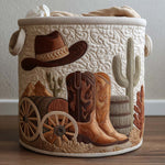 Gewatteerde wasmand – Cowboyhoed en laarzen
