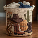 Gewatteerde wasmand – Cowboylaarzen en hoeden