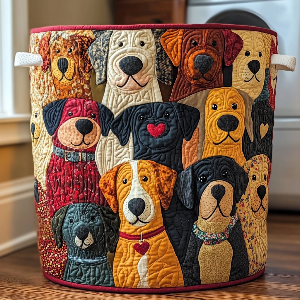 Gewatteerde wasmand – Honden met hart