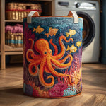 Gewatteerde wasmand – Octopus met vissen