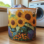 Gewatteerde wasmand – Zonnebloemen in de zon