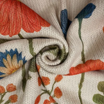 Ineke | Vest met rits en veldbloemenprint