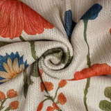 Ineke | Vest met rits en veldbloemenprint